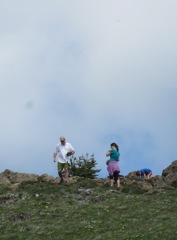 No matter how high I climb, there's always a pregnant woman who made the same climb